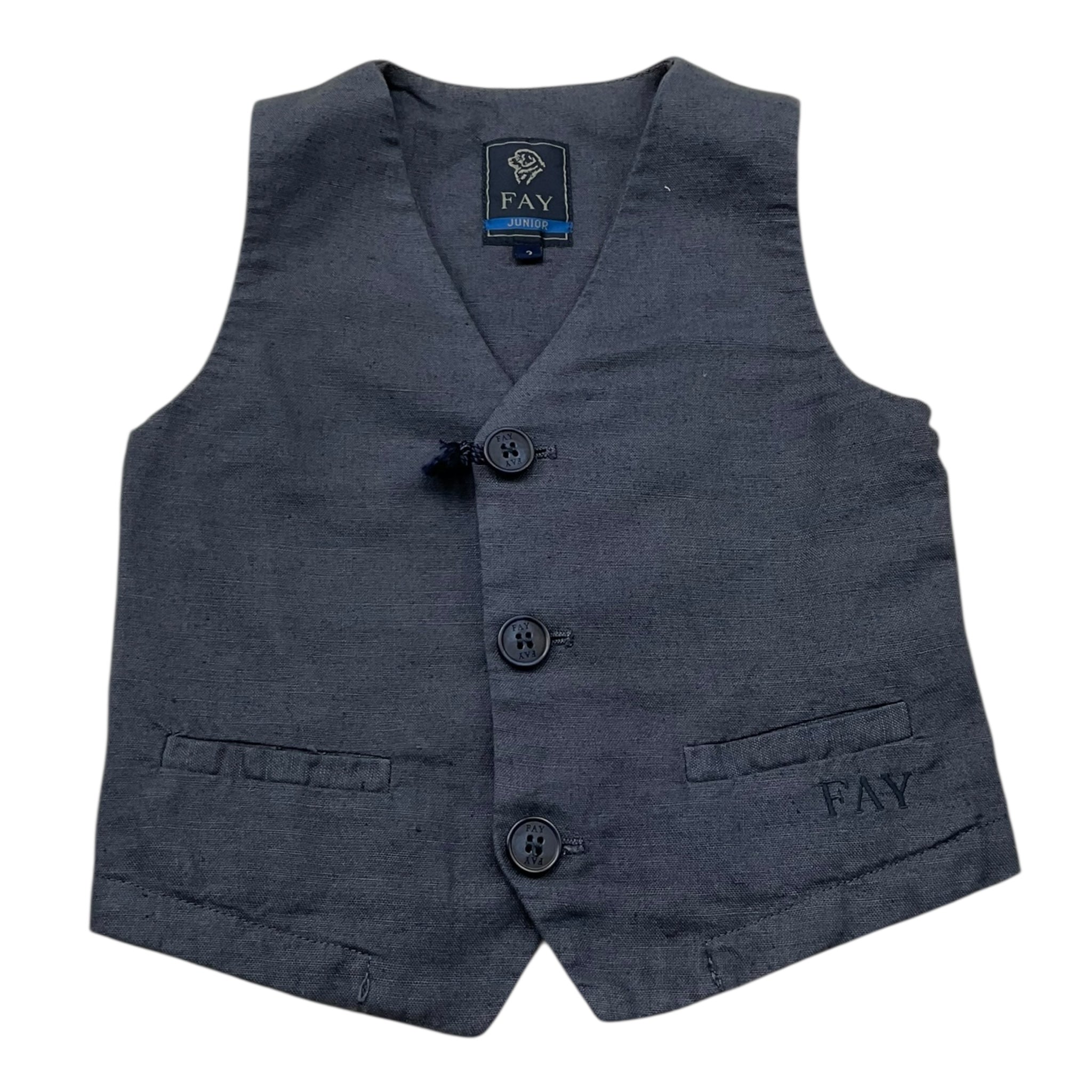 Fay Gilet Tinta Unita  per Neonato 5Q2002N BLU FAY 