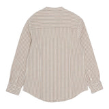 Fay Camicia Tinta Unita con Fantasia A Righe per Bambino FU5P00 BEIGE FAY 