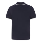 Fay Polo Tinta Unita Mezza Manica con Colletto  per Bambino FU8P81X BLU FAY 