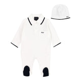 Fay Set Tutina-Cappello Tinta Unita per Neonato FUB520 BIANCO FAY 