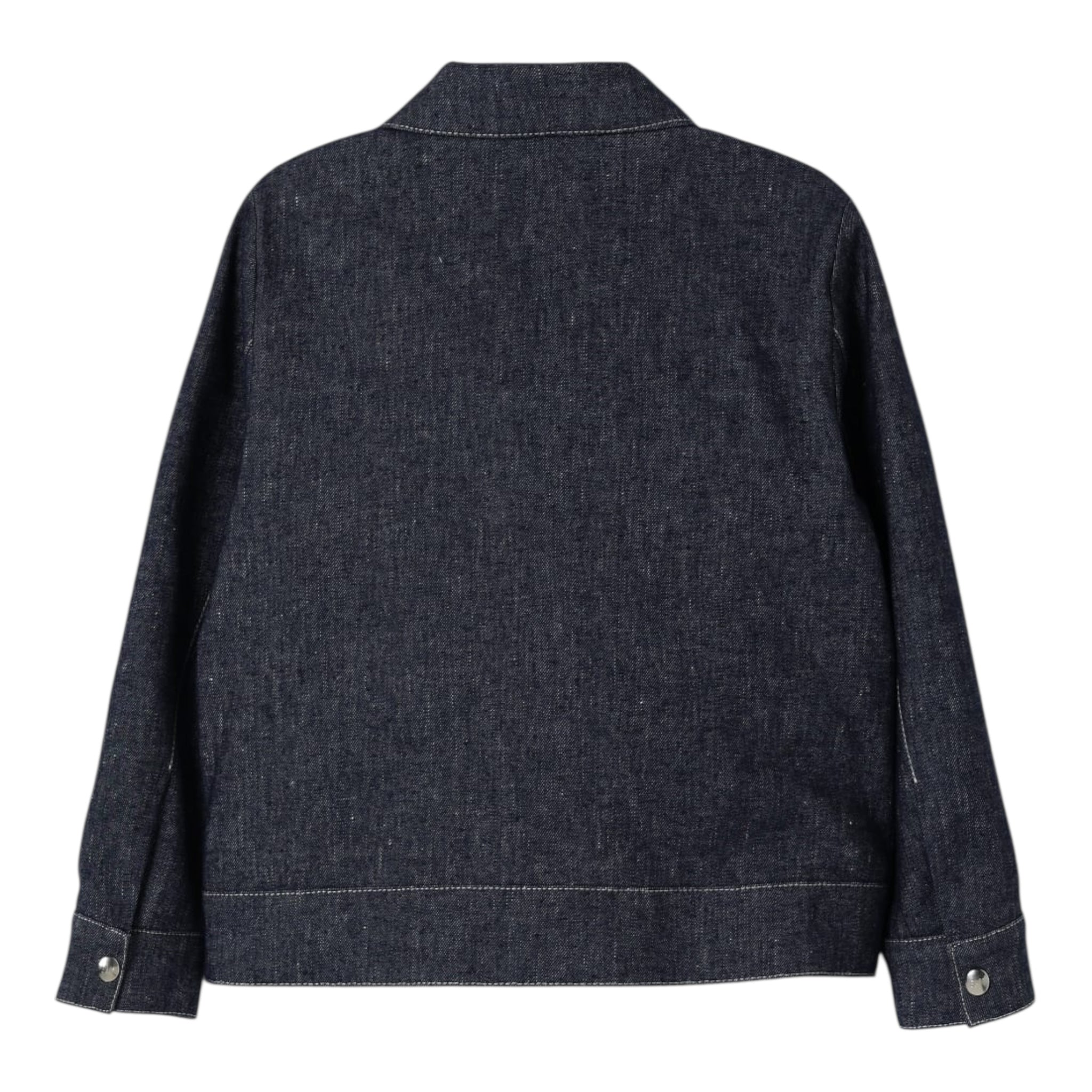 Fay Giubbino In Denim Tinta Unita con Zip per Bambino FW2P37 BLU FAY 