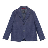 Fay Giacca Tinta Unita con Fantasia A Righe per Neonato FW2Q04N BLU FAY 
