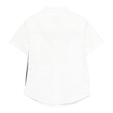 Fay Camicia Tinta Unita con Panciotto Incorporato Fantasia A Righe per Neonato FW5P41 BIANCO FAY 