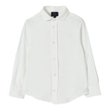 Fay Camicia Tinta Unita Manica Lunga per Bambino FW5Q20 BIANCO FAY 