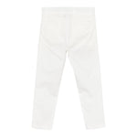 Fay Pantalone Tinta Unita con Girovita Regolabile per Bambino FW6P10X BIANCO FAY 