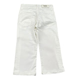Fun & Fun Pantalone Tinta Unita con Girovita Regolabile per Bambina FNBPT14424 BIANCO FUN & FUN 