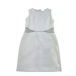 Fun & Fun Abito Giromanica Tinta Unita per Bambina FNCJDR00981X BIANCO FUN & FUN 