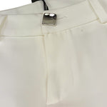 Fun & Fun Pantalone Tinta Unita Modello A Palazzo per Bambina FNCJPT01074 BIANCO FUN & FUN 