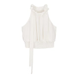 Fun & Fun Camicia Giromanica Tinta Unita per Bambina FNCJSH01080 BIANCO FUN & FUN 