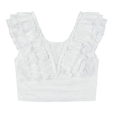 Fun & Fun Completo 2 Pezzi Top-Gonna Tinta Unita per Bambina FNCJSK00984 BIANCO FUN & FUN 