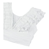 Fun & Fun Completo 2 Pezzi Top-Gonna Tinta Unita per Bambina FNCJSK00984 BIANCO FUN & FUN 