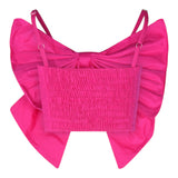 Fun & Fun Completo 2 Pezzi Top-Gonna Tinta Unita per Bambina FNCJTP16372 FUXIA FUN & FUN 