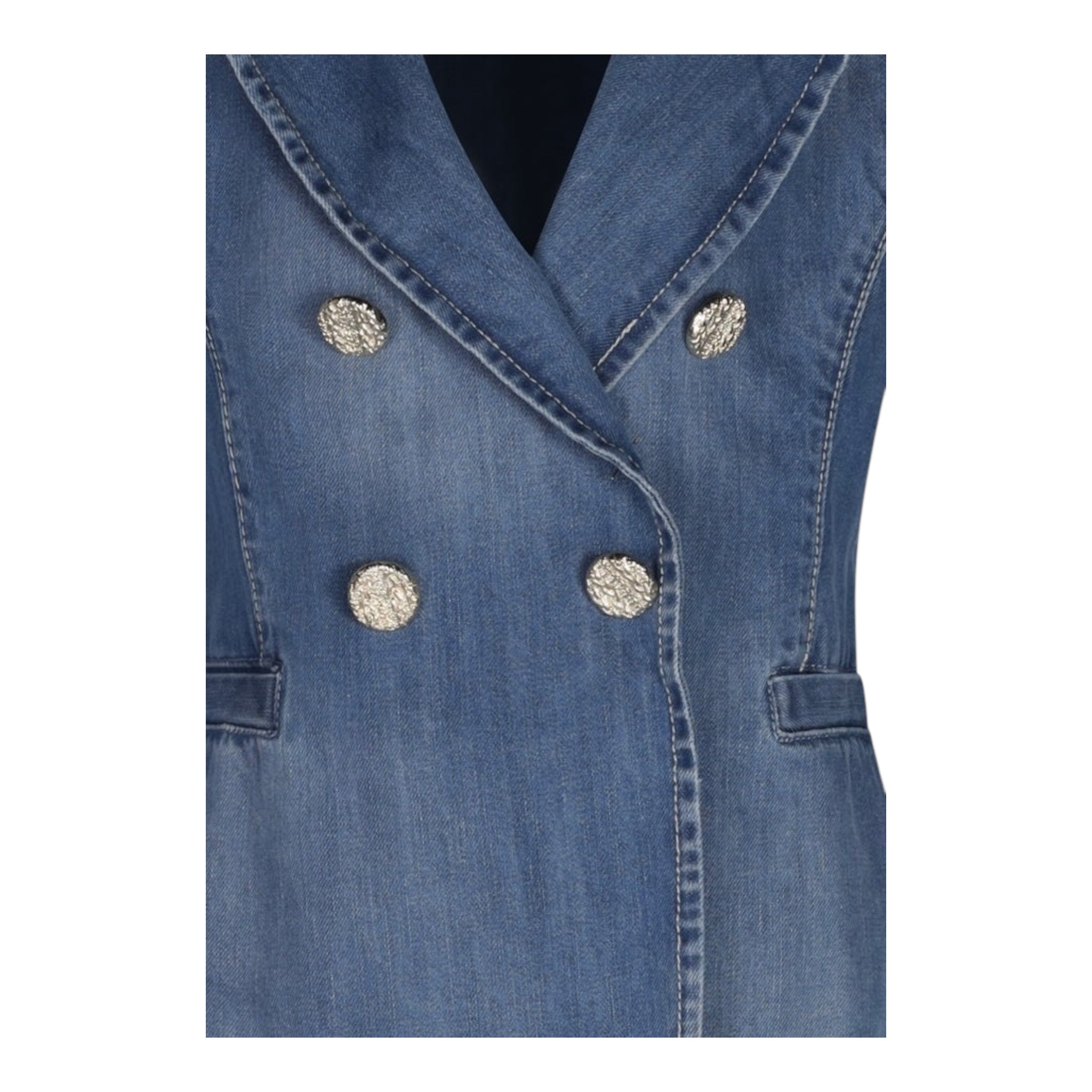 Fun & Fun Giacca In Denim Tinta Unita per Bambina FNJJK16541 BLU FUN & FUN 