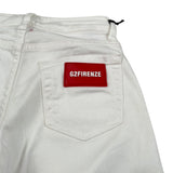 G2Firenze Jeans tinta unita con Bottoni Bianco per Bambino 00597 BIANCO G2FIRENZE 