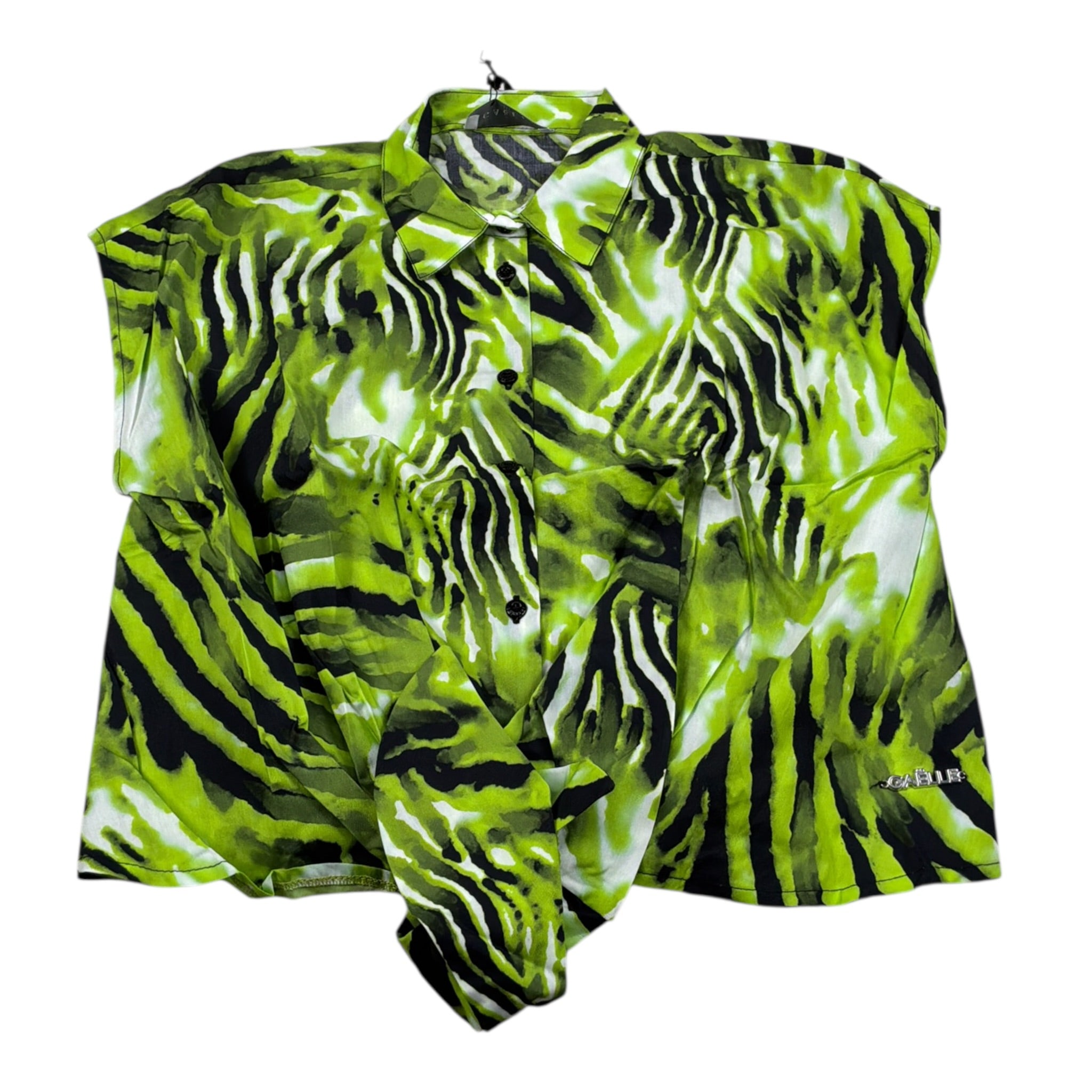 Gaelle Camicia Mezza Manica Sztampa Fantasia Verde per Bambina 2746C0706 VERDE GAELLE 