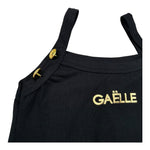 Gaelle Canotta Tinta Unita con Logo per Bambina 2746M00105 NERO GAELLE 