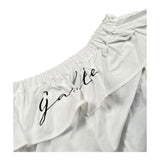 Gaelle Top Tinta Unita Monospalla per Bambina 2746M00346 BIANCO GAELLE 