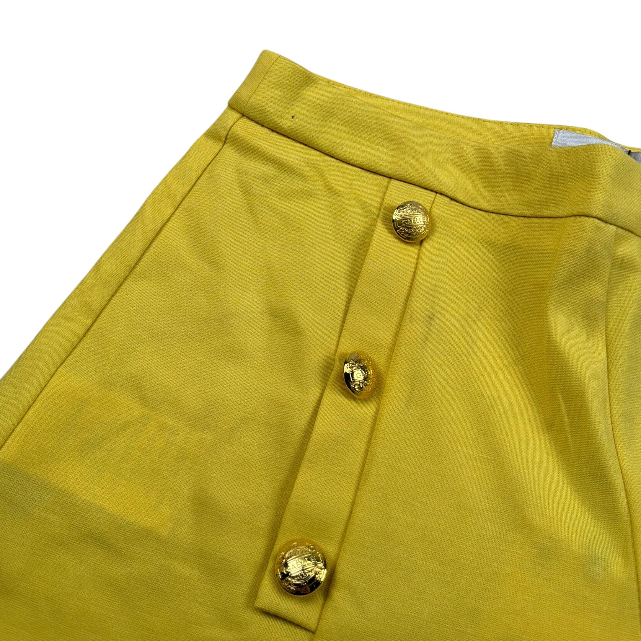 Gaelle Short tinta unita con Bottoni Giallo per Bambino 2746S00018 GIALLO GAELLE 