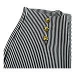 Gaelle Short Fantasia A Righe con Bottoni per Bambina 2746S00098 BIANCO/NERO GAELLE 