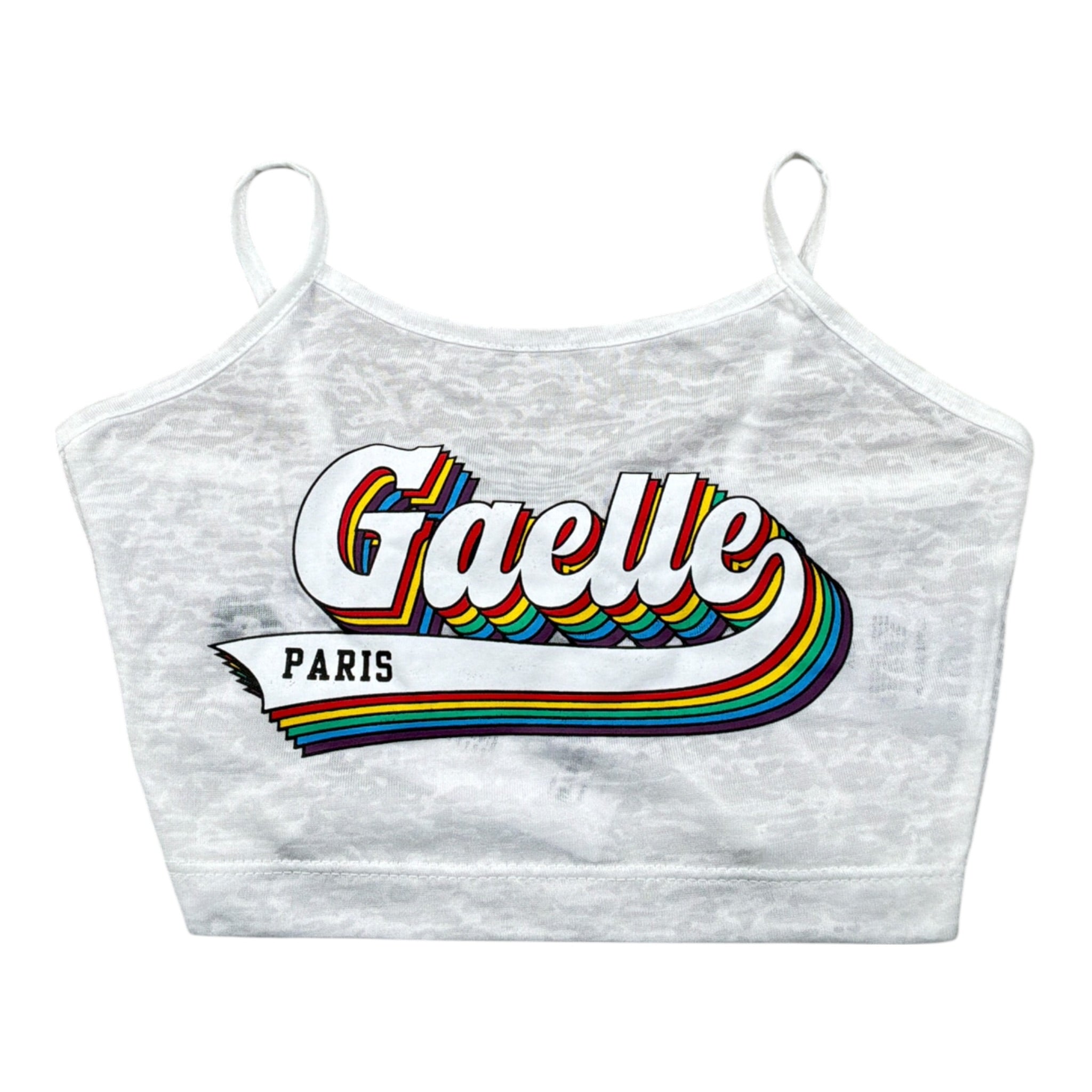 Gaelle Top tinta unita con Stampa Bianco per Bambina 2746TOPY00461 BIANCO GAELLE 