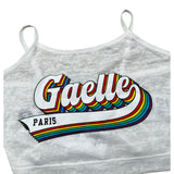Gaelle Top tinta unita con Stampa Bianco per Bambina 2746TOPY00461 BIANCO GAELLE 
