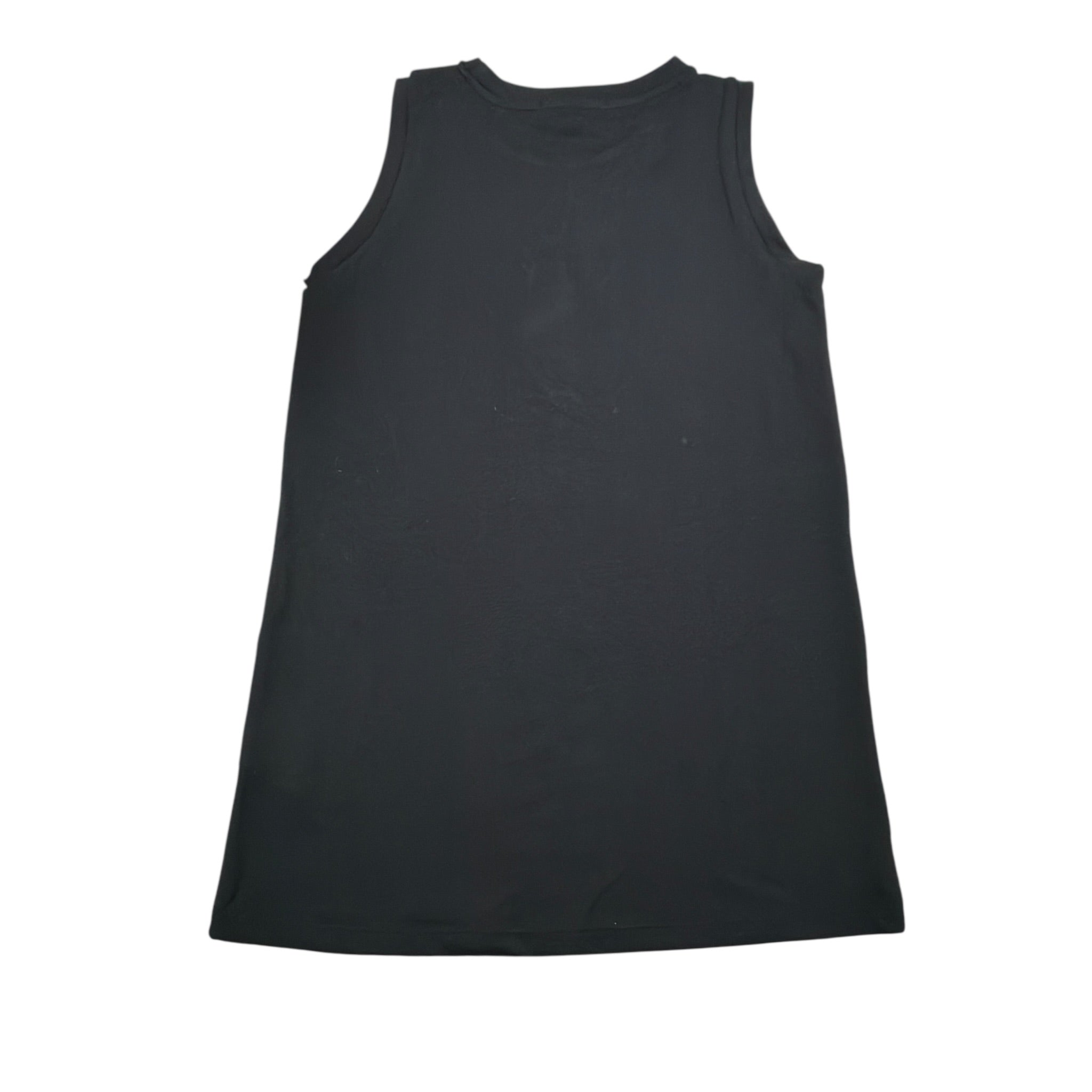 Gaelle Abito tinta unita Giromanica con Stampa Nero per Bambina 2746V00533 NERO GAELLE 