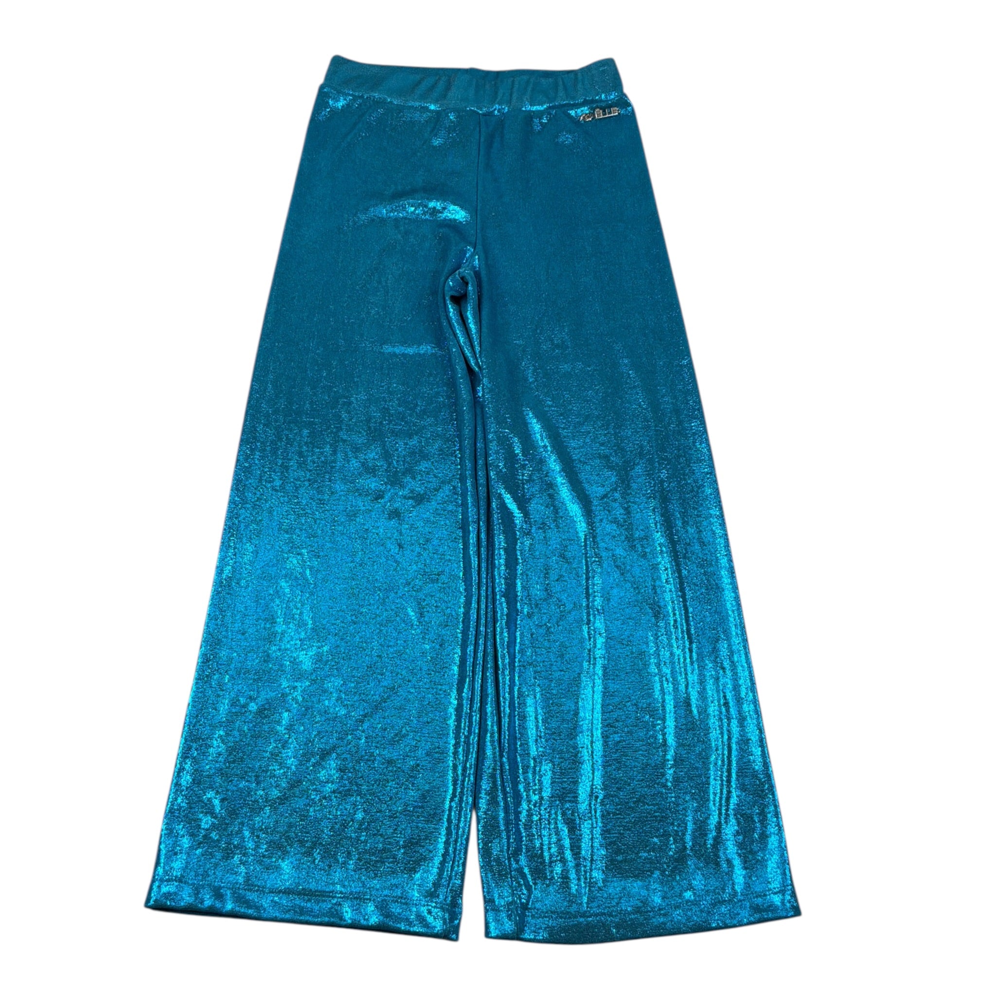 Gaelle Pantalone tinta unita Modello A Palazzo Azzurro per Bambina 32745P00473 AZZURRO GAELLE 