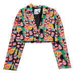 Gaelle Giacca Modello Crop Stampa Fantasia Multicolor per Bambina JY00037 MULTICOLOR GAELLE 