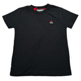 Golfeur Tshirt Girocollo tinta unita con Logo Nero per Bambino S5GKJBTH002 NERO GOLFEUR 