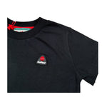 Golfeur Tshirt Girocollo tinta unita con Logo Nero per Bambino S5GKJBTH002 NERO GOLFEUR 