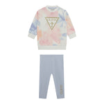 Guess Cmpleto 2 Pezzi Felpa-Leggins per Neonata A5RG09KA6R4 BIANCO GUESS 