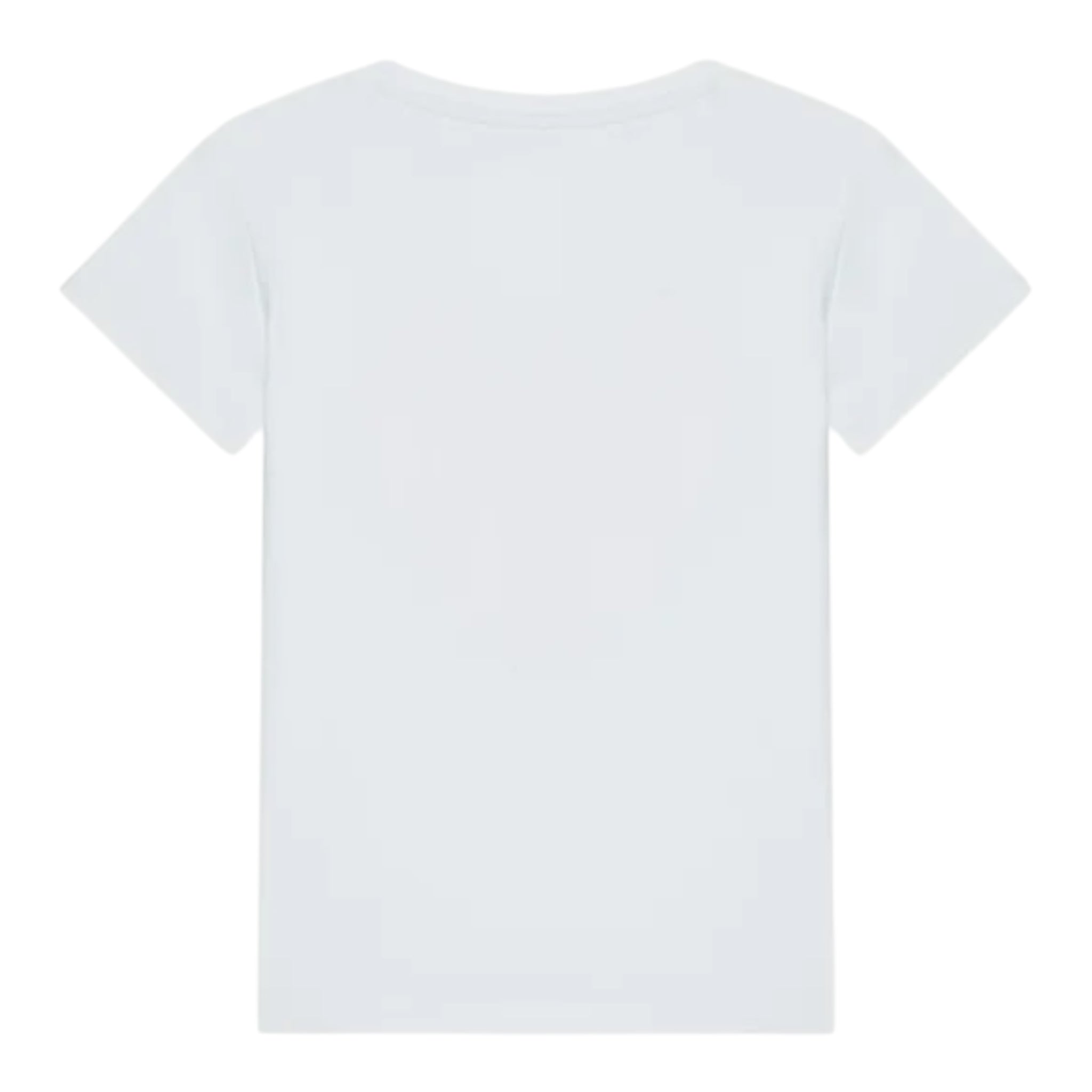 Guess T-Shirt Tinta Unita con Stampa per Neonata A5RI00K6YW4 BIANCO GUESS 