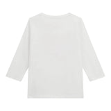 Guess Shirt Girocollo Tinta Unita con Logo per Neonata A5RI01K6YW4 BIANCO GUESS 