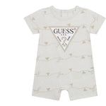 Guess Pagliaccetto Tinta Unita con Stampa per Neonata H5GW00K6YW1 PANNA GUESS 