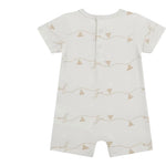 Guess Pagliaccetto Tinta Unita con Stampa per Neonata H5GW00K6YW1 PANNA GUESS 