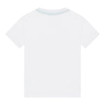 Guess T-Shirt Gircollo Tinta Unita con Stampa per Neonato I2GI06K8HM0 BIANCO GUESS 