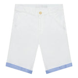 Guess Bermuda Tinta Unita con Elastico In Vita per Neonato I2RD00WEHD0X BIANCO GUESS 