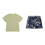 Guess Completo Tinta Unita 2 Pezzi T-Shirts-Bermuda per Neonato I4GG07K8HM3 VERDE GUESS 