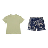 Guess Completo Tinta Unita 2 Pezzi T-Shirts-Bermuda per Neonato I4GG07K8HM3 VERDE GUESS 