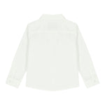 Guess Camicia Manica Lunga Tinta Unita con Stampa per Neonato I4RH00W9CL0 BIANCO GUESS 