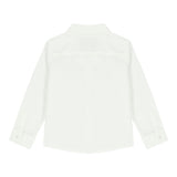 Guess Camicia Manica Lunga Tinta Unita con Stampa per Neonato I4RH00W9CL0 BIANCO GUESS 