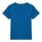 Guess T-Shirt Gircollo Tinta Unita con Stampa per Neonato I5GI01K8HM4 COBALTO GUESS 