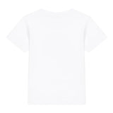 Guess T-Shirt Gircollo Tinta Unita con Stampa per Neonato I5GI01K8HM4X BIANCO GUESS 
