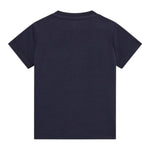 Guess T-Shirt Gircollo Tinta Unita con Stampa per Neonato I5RI03I3Z14 BLU GUESS 