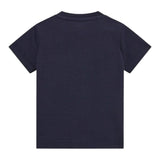 Guess T-Shirt Gircollo Tinta Unita con Stampa per Neonato I5RI03I3Z14 BLU GUESS 