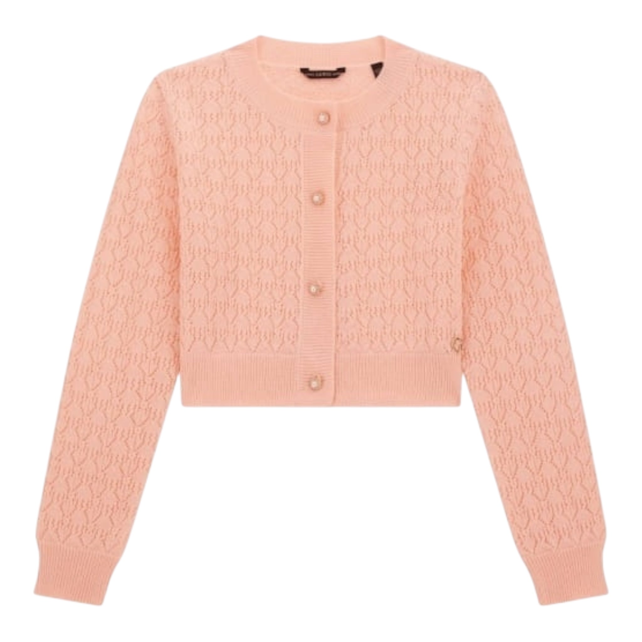 Guess Cardigan Tinta Unita Traforato per Bambina J4RR03Z3CD0 ROSA GUESS 