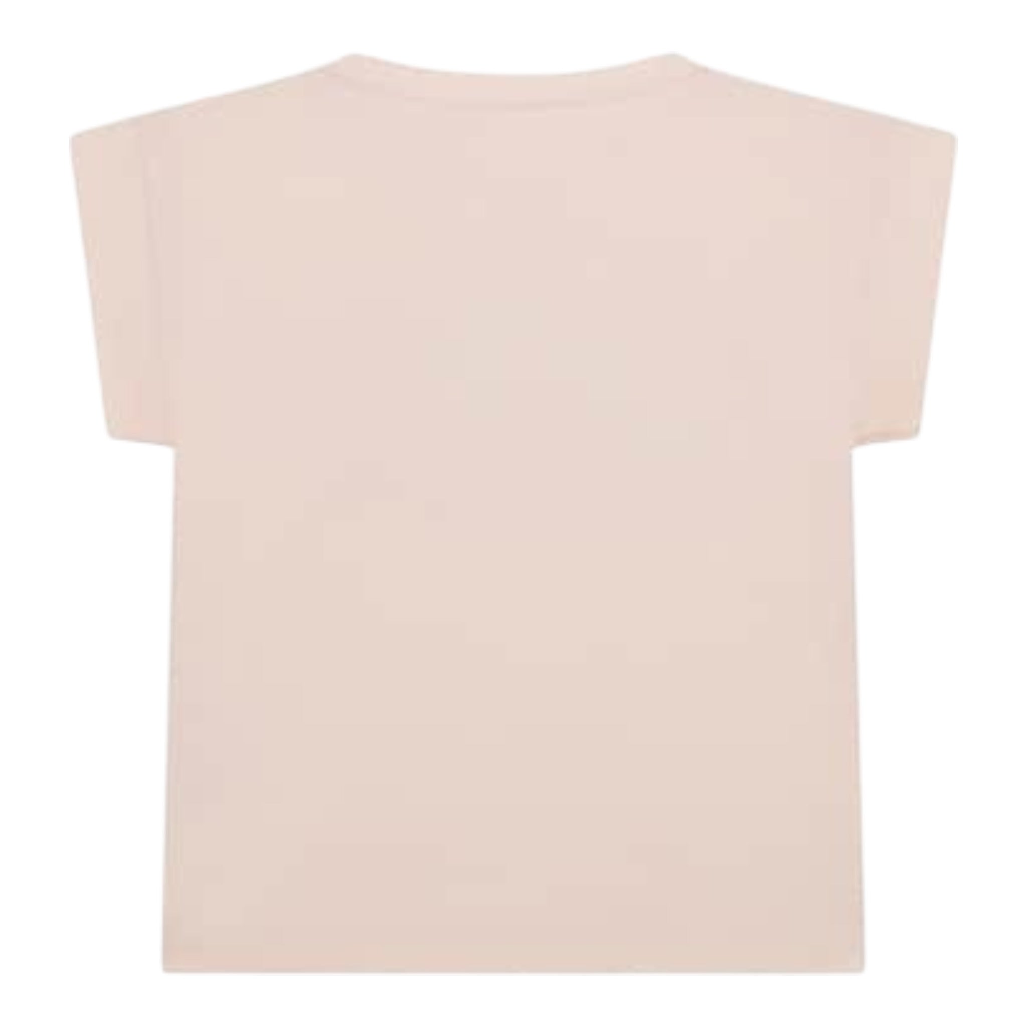 Guess T-Shirt Girocollo Tinta Unita con Stampa per Bambina J5GI14K6YW4 ROSA GUESS 