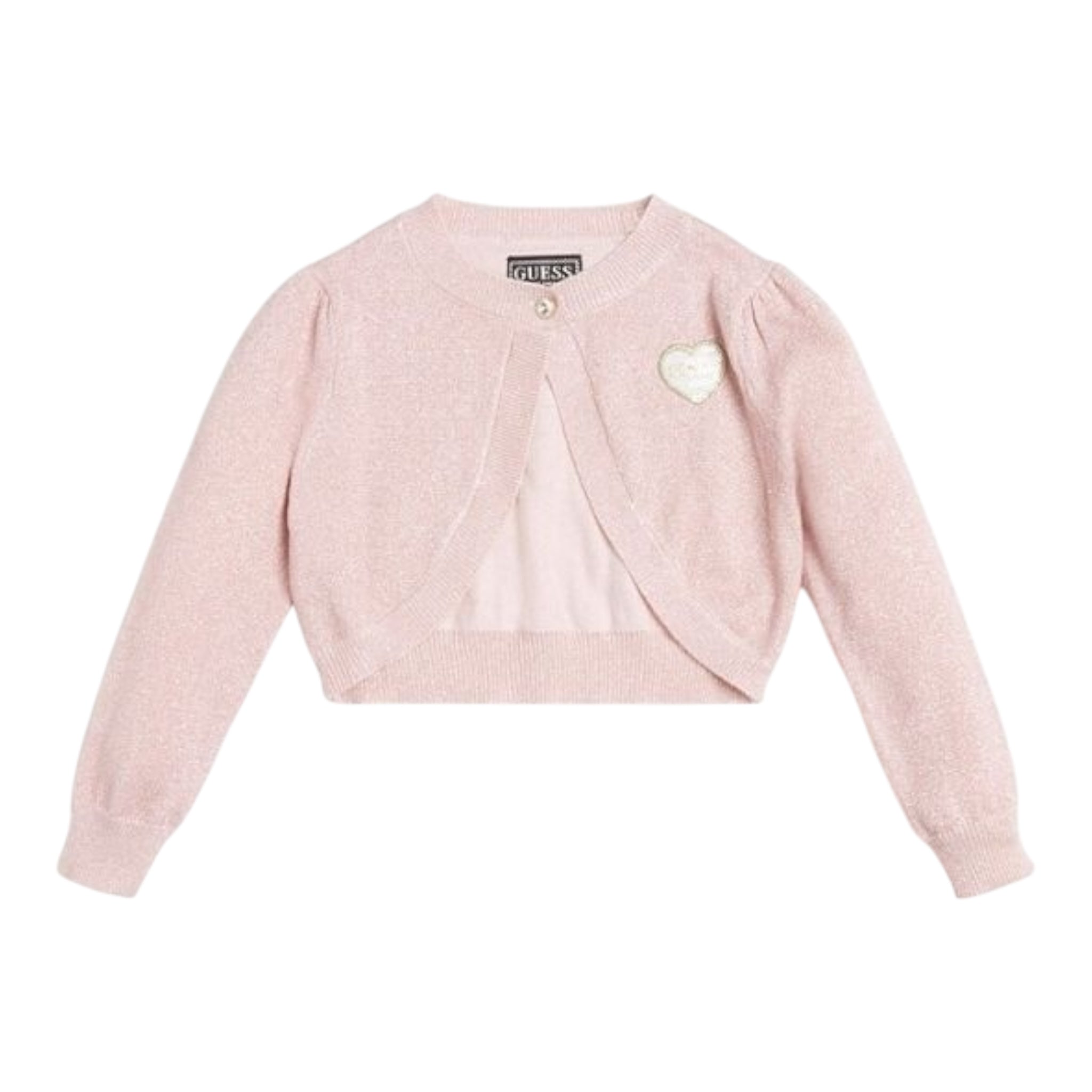 Guess Coprispalle Tinta Unita con Logo per Neonata K2RR02Z2S50 ROSA GUESS 