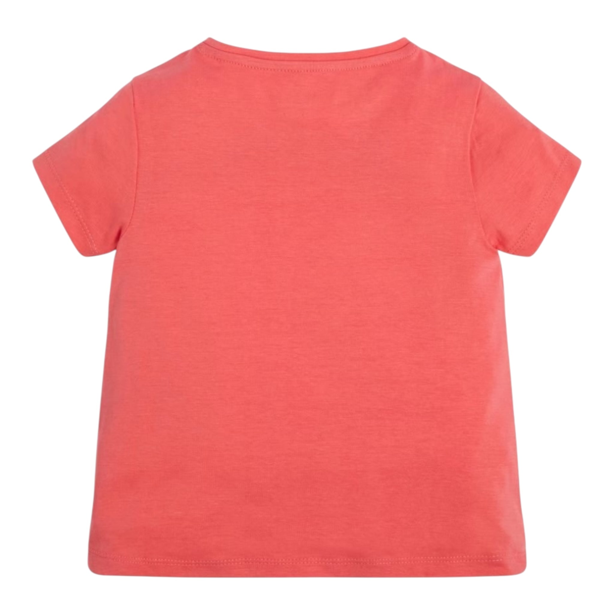 Guess T-Shirt Girocollo Tinta Unita con Stampa per Neonata K3GI01K6YW3 FUXIA GUESS 