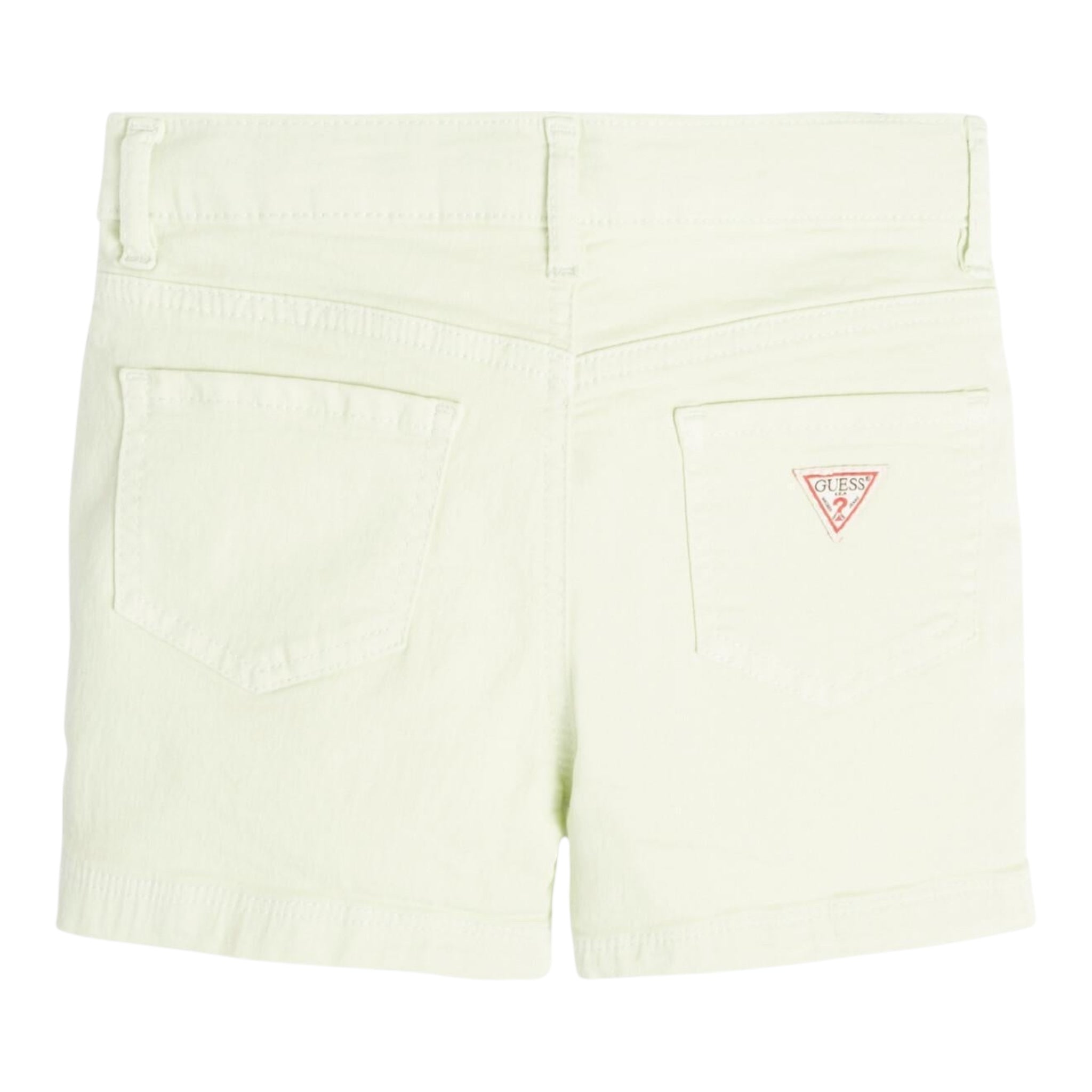 Guess Bermuda Tinta Unita con Girovita Regolabile per Bambino K4RD07WE620J VERDE GUESS 